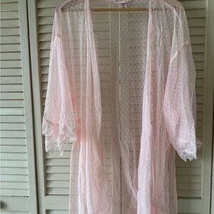 Victoria's Secret Pink Sheer Robe size L